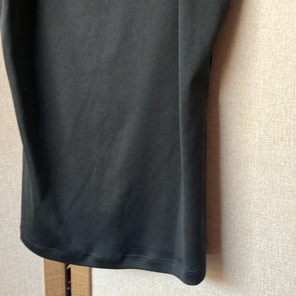 Dressbarn Blue and Black Floral Blouse with cami small - Image 8