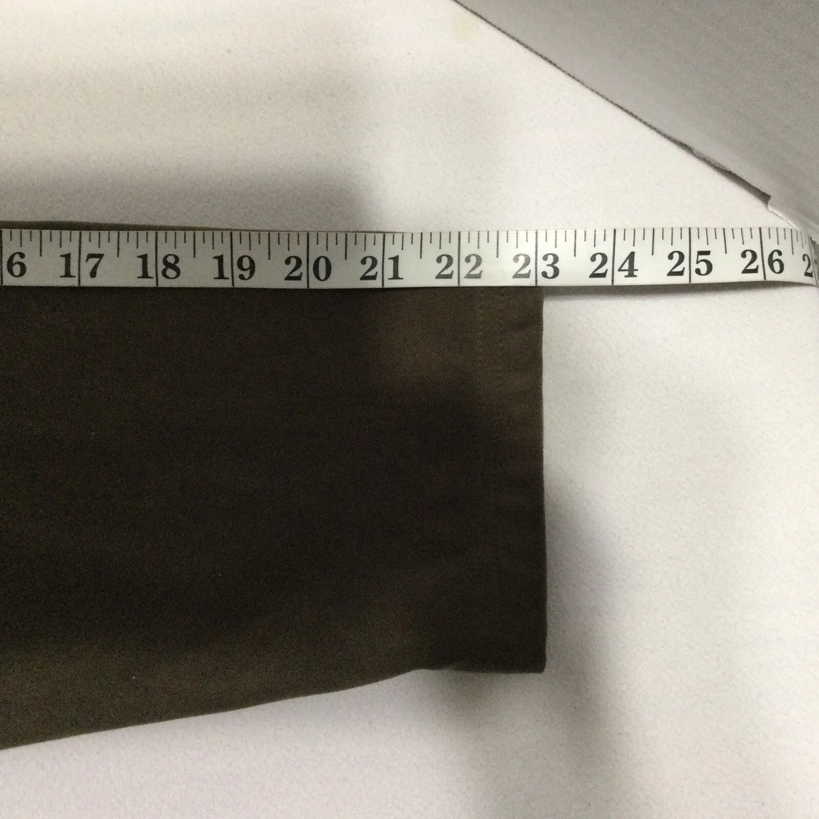 Denim & Co Women's 2 pc Pants & Long Sleeve Jacket Vintage 1970's Olive Green Size M - Image 9