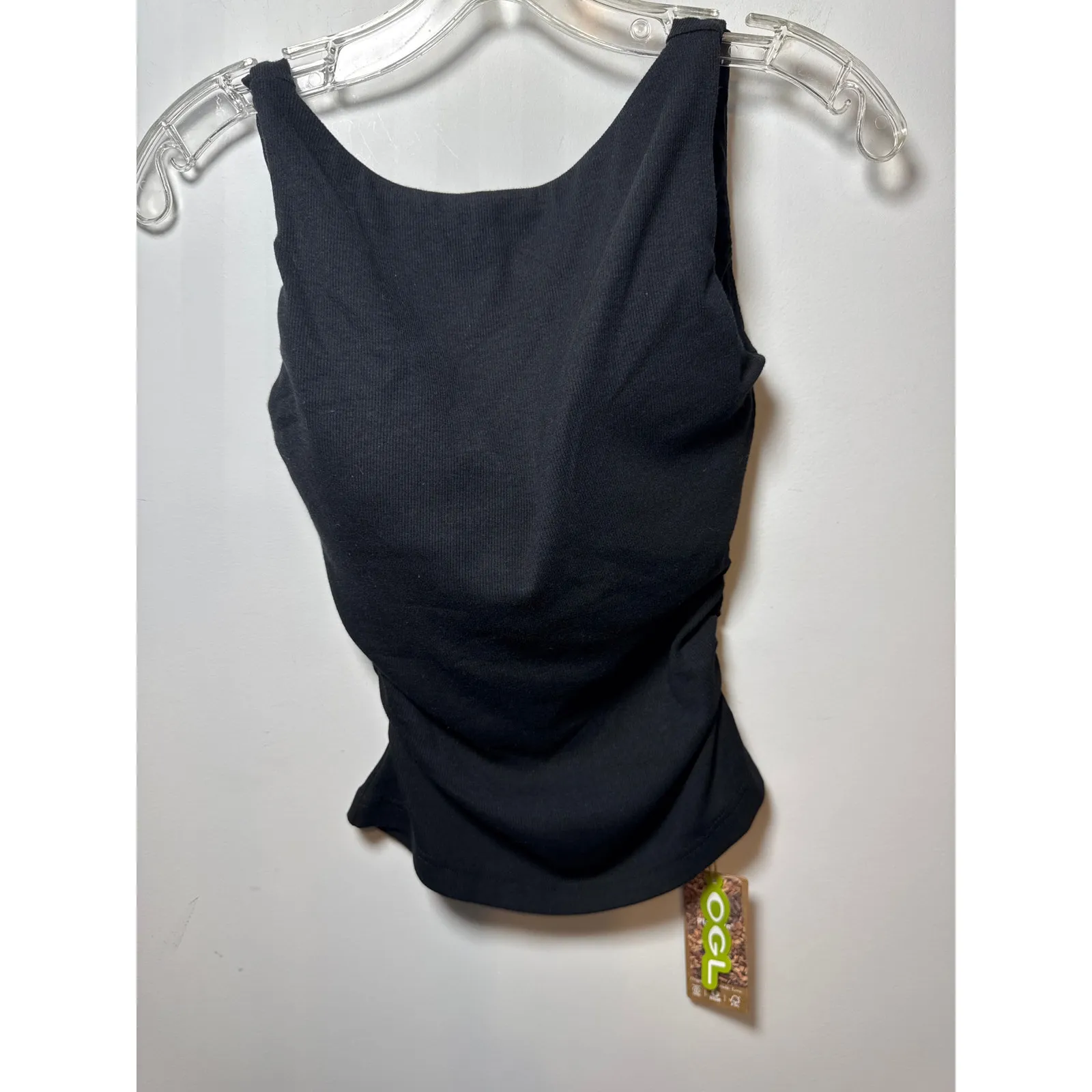 Brand New OGL Women's Size Small Black Viscose Blend Sleeveless Tank Top Shirt - Image 4