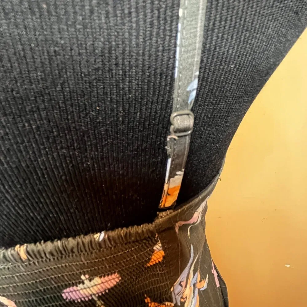 Free People Midi Dress Parrot Size 6 Sunshine of Your Love Printed A-Line Dress - Image 11