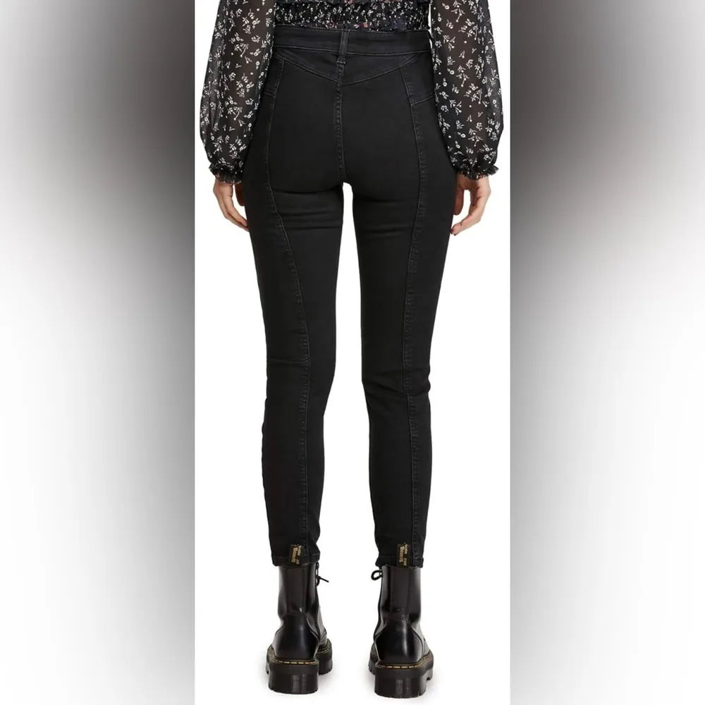 We the free Riley seamed black high rise skinny jeans size 29 - Image 3