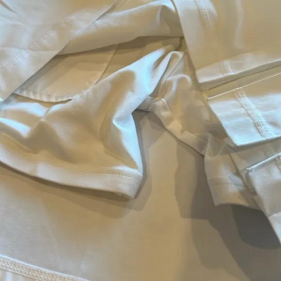 adidas White‎ Athletic tennis skirt with built in shorts.  Side zip climacool - Image 5