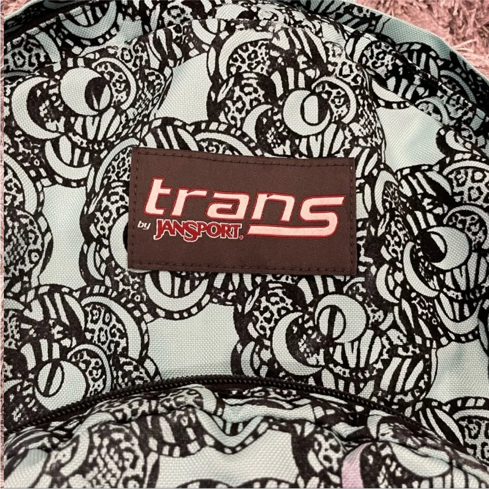 Trans by Jansport Mint Green and Velvet Backpack - Image 2