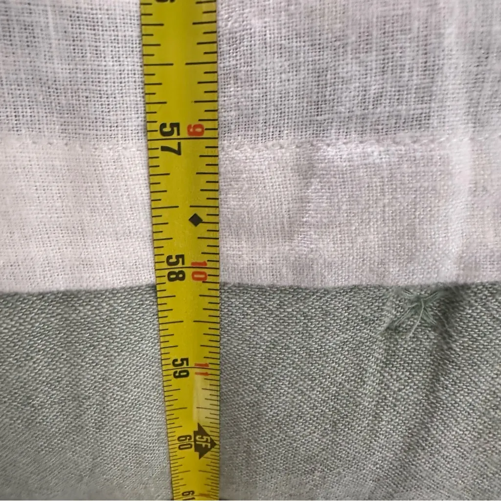 Abercrombie & Fitch High-Neck Linen Blend White Maxi Dress Medium Tall NWT - Image 9