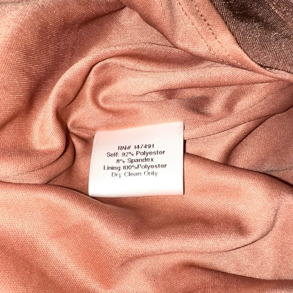 Katie May High Roller One-Shoulder Dress MEDIUM in Muted Copper - Image 6