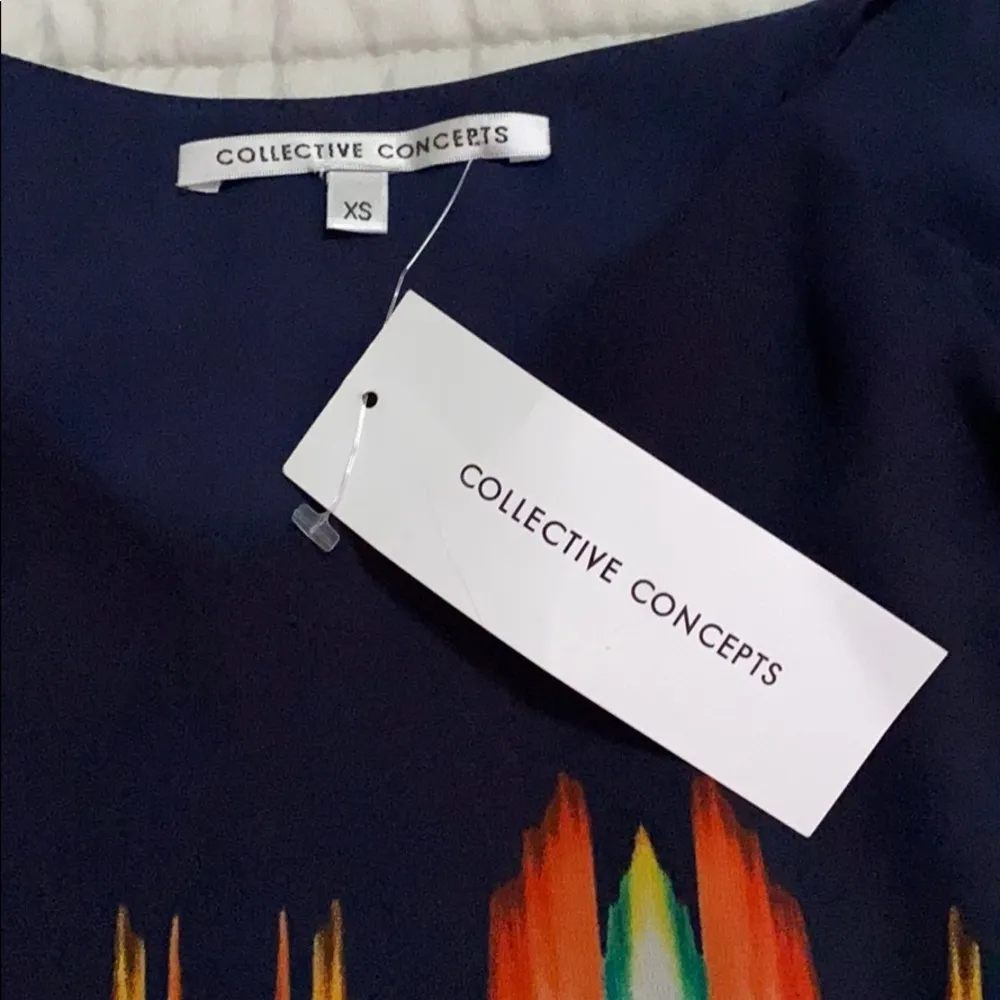 Collective Concepts blue tank size XS NWT - Image 11
