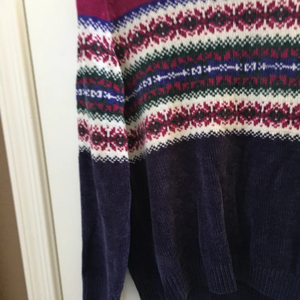 FINAL MARKDOWN Ladies classic elements chenille sweater medium - Image 2