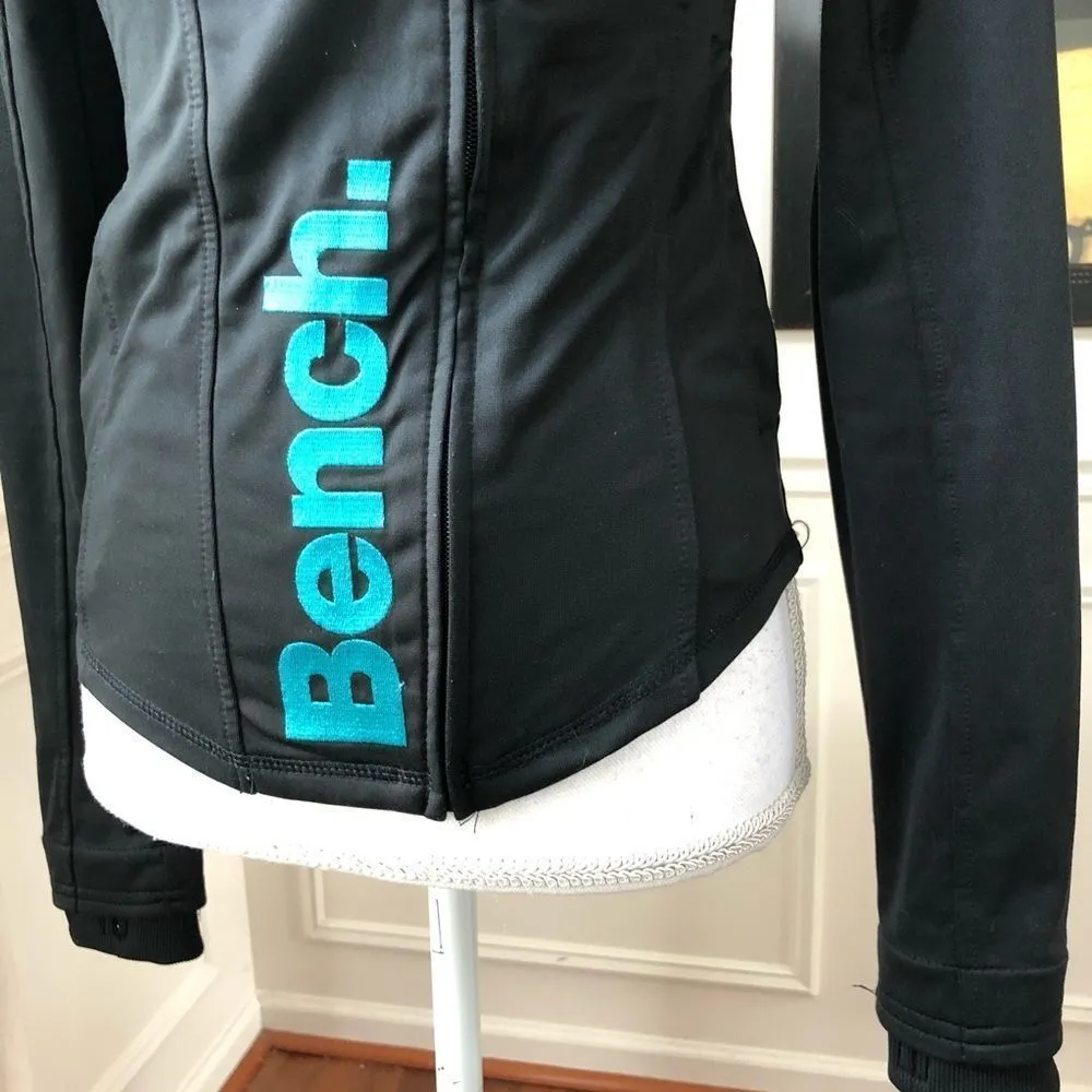 Bench Fill Zip Sweatshirt Jacket Thumbholes XS 4 - Image 2