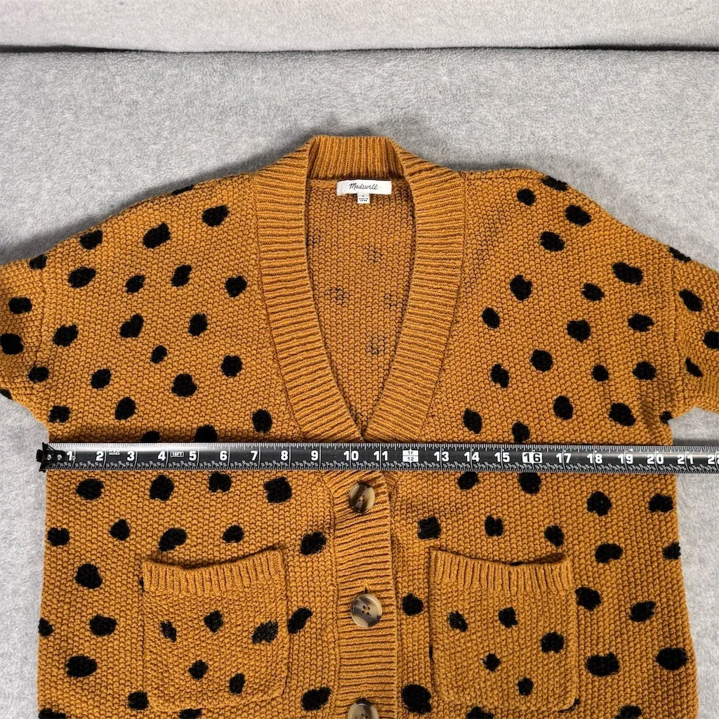 Madewell Cotton Cardigan Sweater Size Small Button Front - Image 9