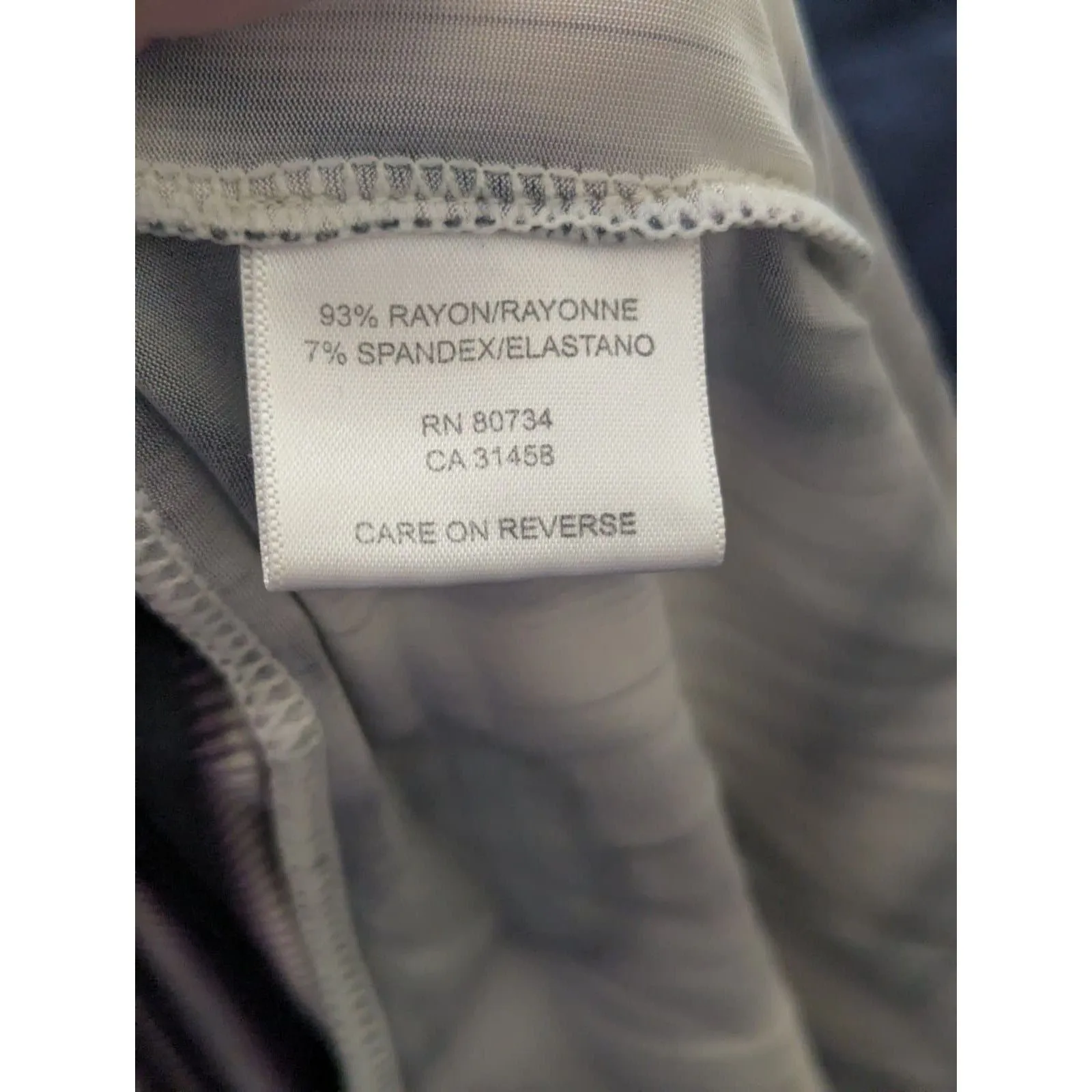 BCBGMAXAZRIA Abstract Floral Print Cocktail Dress XS Sleeveless Ribbed Hem - Image 3