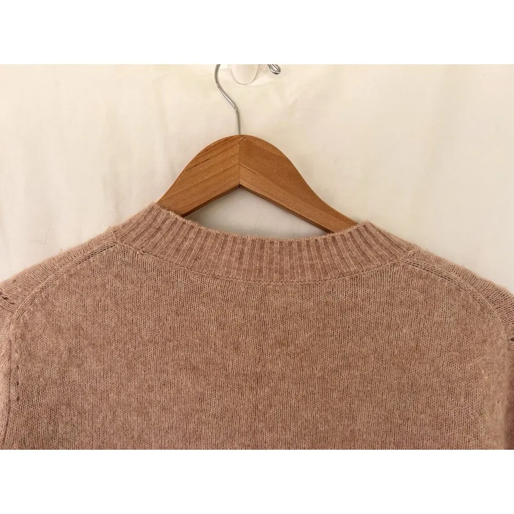 ALL SAINTS Wick Brushed Juper Sweater Alpaca Wool Blend Women’s Size Medium Pink - Image 11