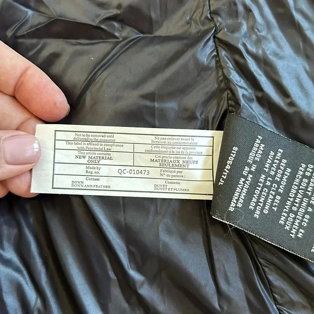 S13 Chalet Belted Faux Fur Trim Down - Image 11