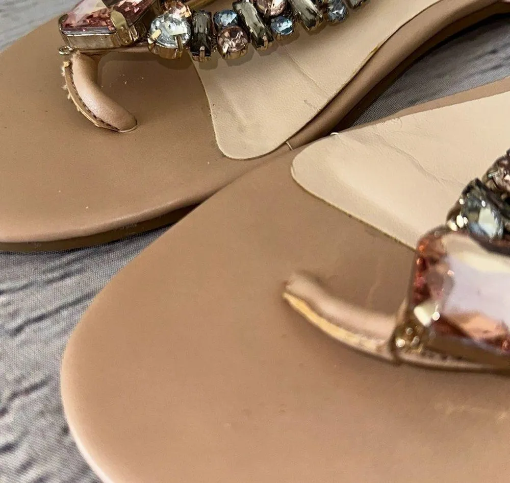 Chunky Rhinstone Sandals size 9 - Image 15