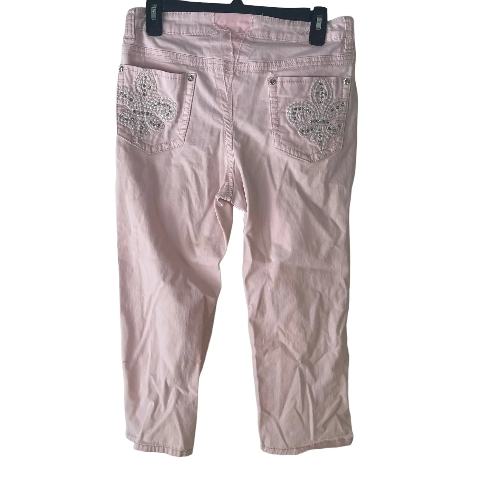 Ethyl Women's Size‎ 30 Light Pink Capri Bling Pants - Image 4