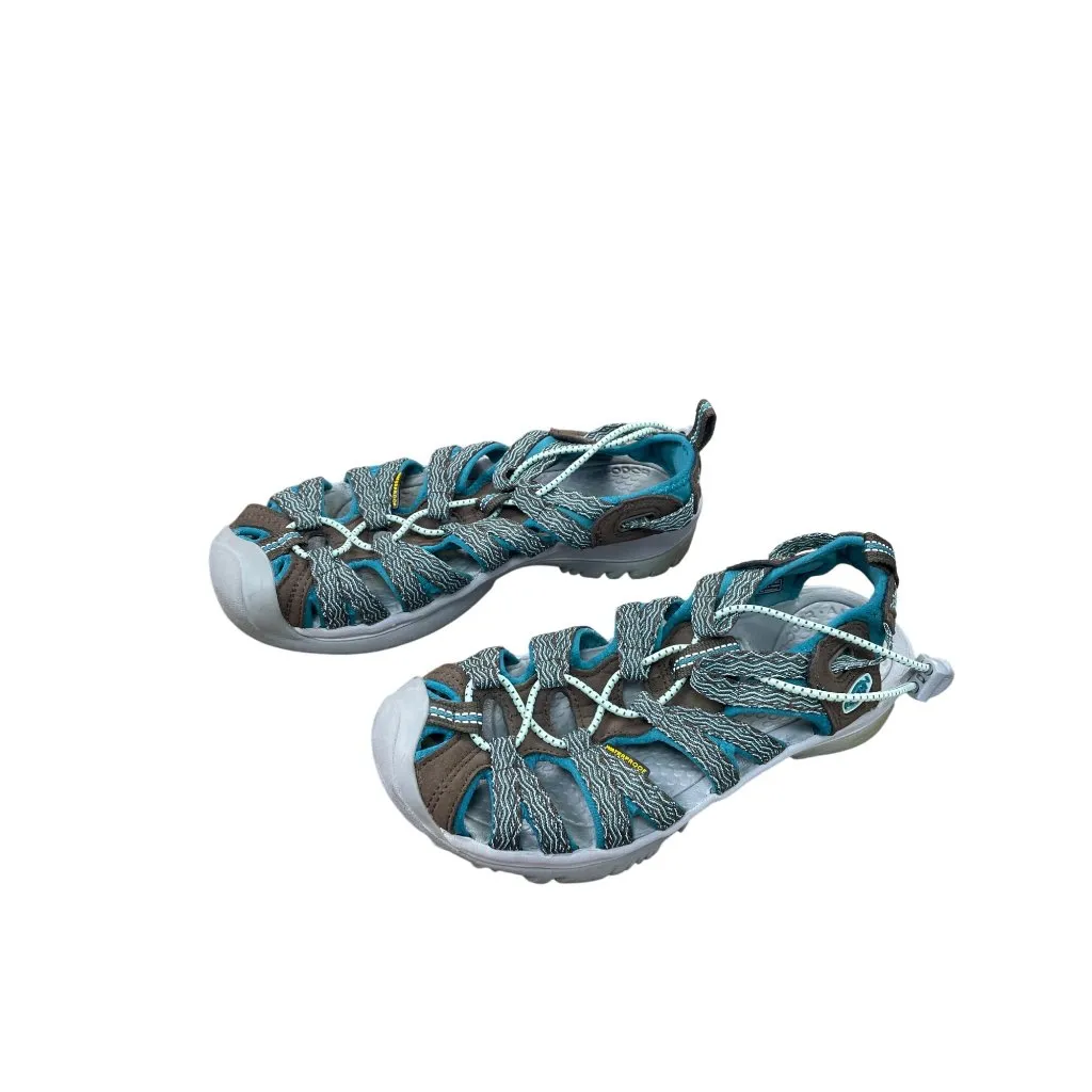 Keen Womens Turquoise & Brown Water Hiking Shoes Size 6 SKU 8842 - Image 3