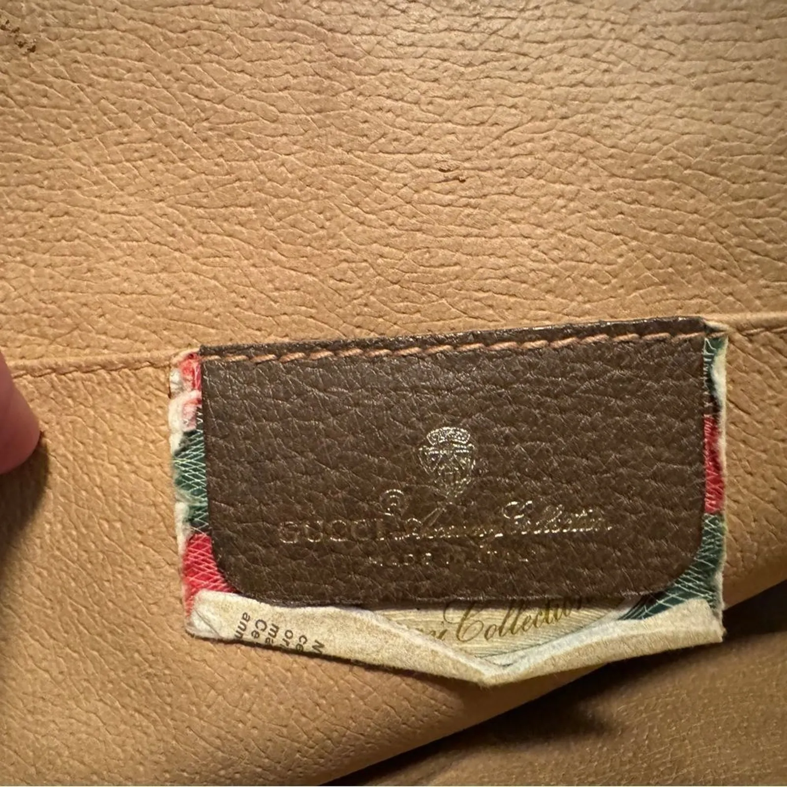 GUCCI GG Supreme Leather Trim Clutch with Dust Bag, Luxury Posh Party Host Pick - Image 14