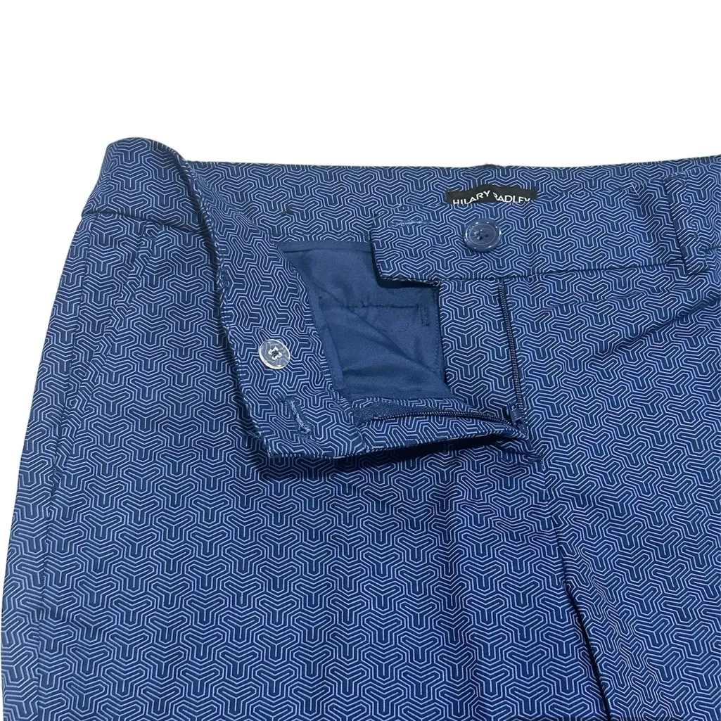 Hilary Radley Women's Stretch Cropped Dress Pants Slim Leg Blue Sz 8 - Image 5
