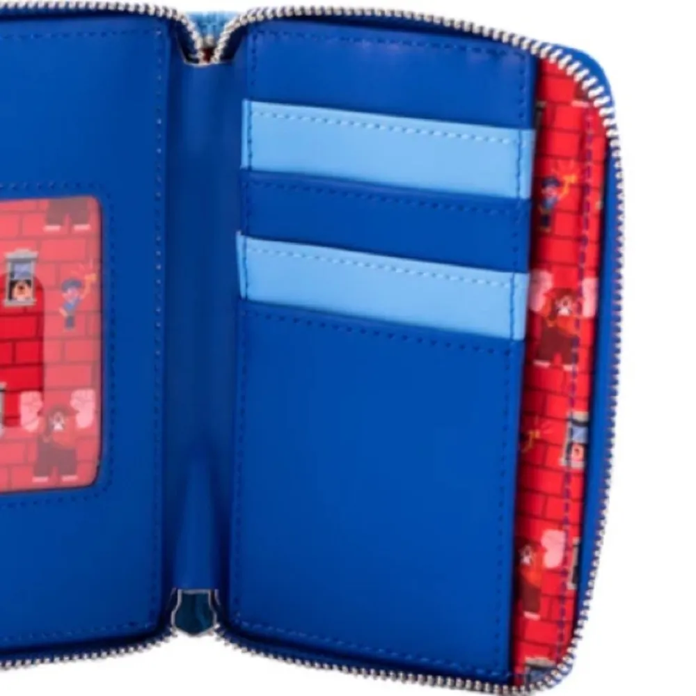 LOUNGEFLY I Can Fix-It Felix Wreck-It Ralph 6 Slot Clutch Wallet - Image 12