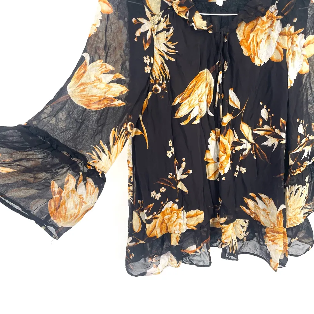 Anthropologie Romantic Ruffled Peasant Blouse - Image 7