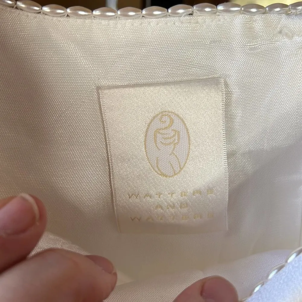 Watters and Watters Vintage Bride or Bridesmaid Dress White Size 10 - Image 7