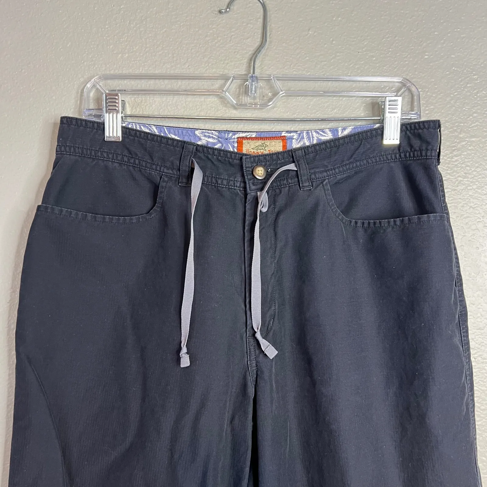 Horny Toad Straight Crop Capri Pants Size 8 Casual Outdoor Navy Blue - Image 3