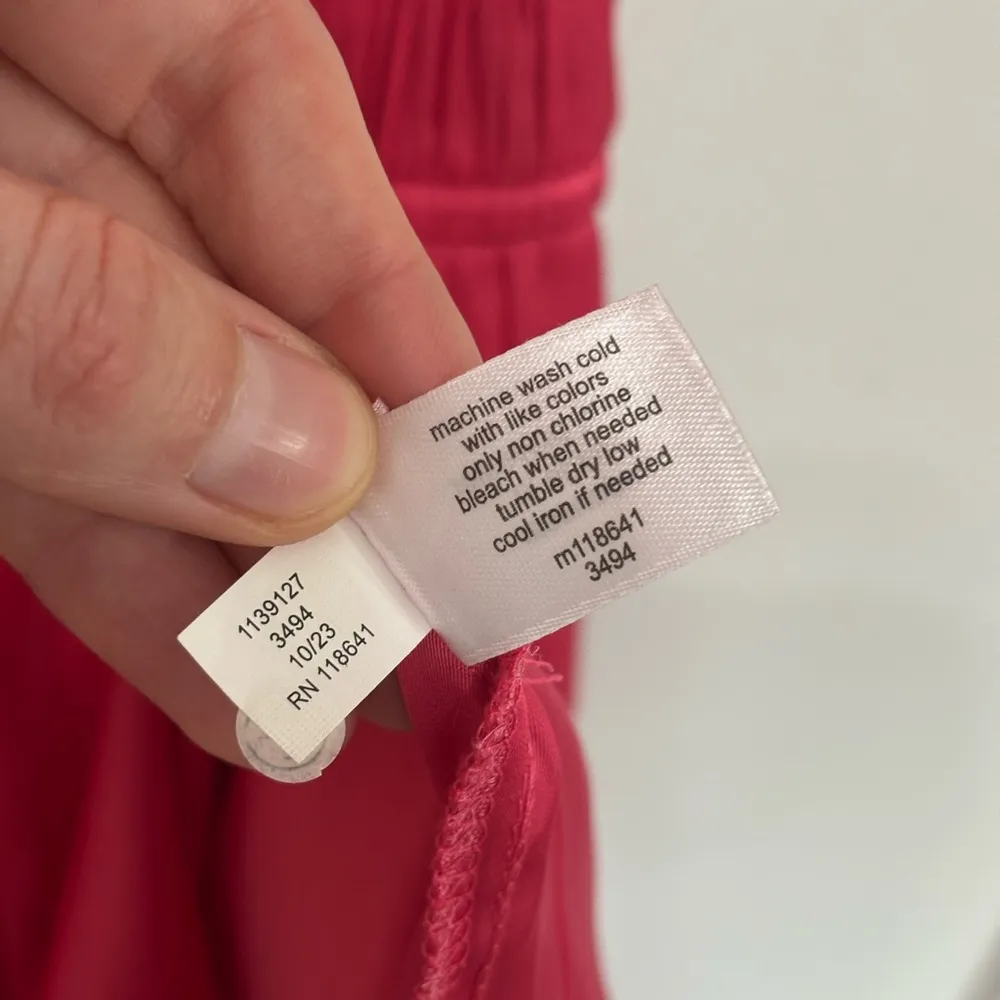 NWT Lane Bryant Satin Flutter Sleeve Ruffle V-Neck Midi Dress in Pink - Size 16 - Image 10