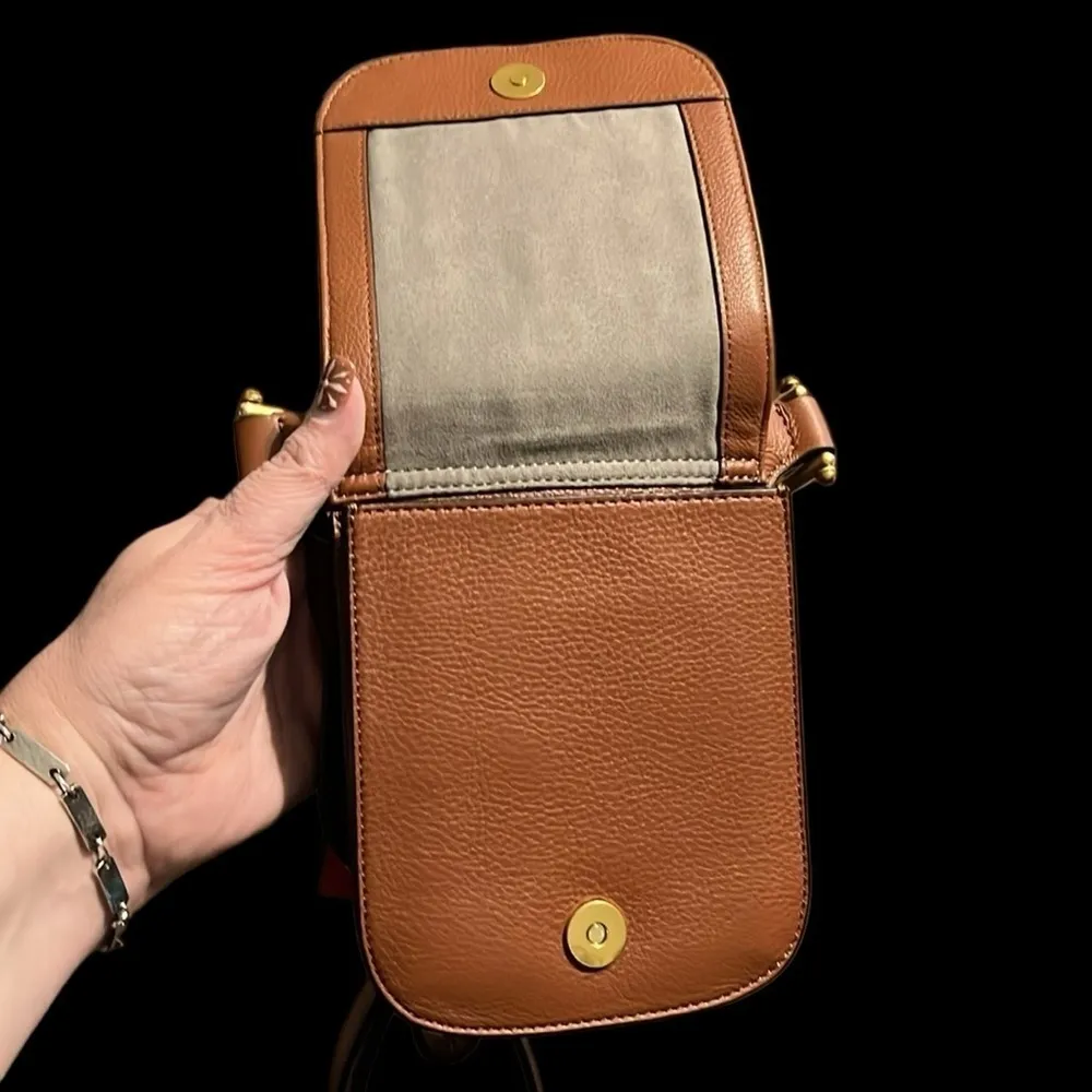 Vince Camuto Robin Convertible Studded Belt Bag in Pine Cone Color with dustbag - Image 7