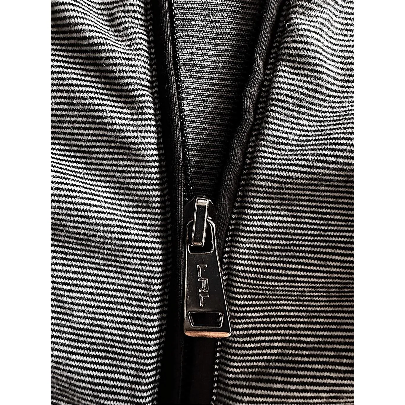 Lauren Ralph Lauren Womens Black White Stripe Long Sleeve Sports Jacket Active - Image 5