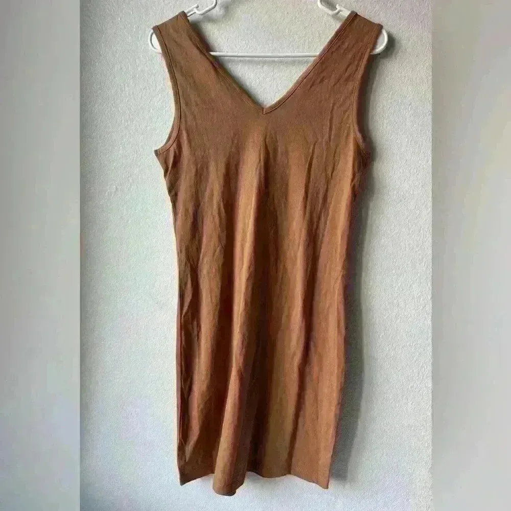 Vero Moda NWT Women’s Short Sleeveless Brown‎ Dress Size S - Image 3