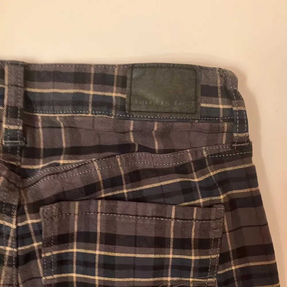 American Eagle Plaid Skinny Hi-Rise Jeggings - Image 8