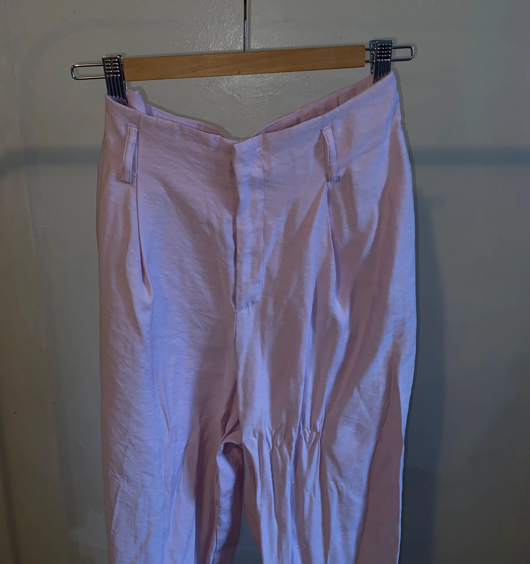 Lavender High Waisted Trousers - Image 4