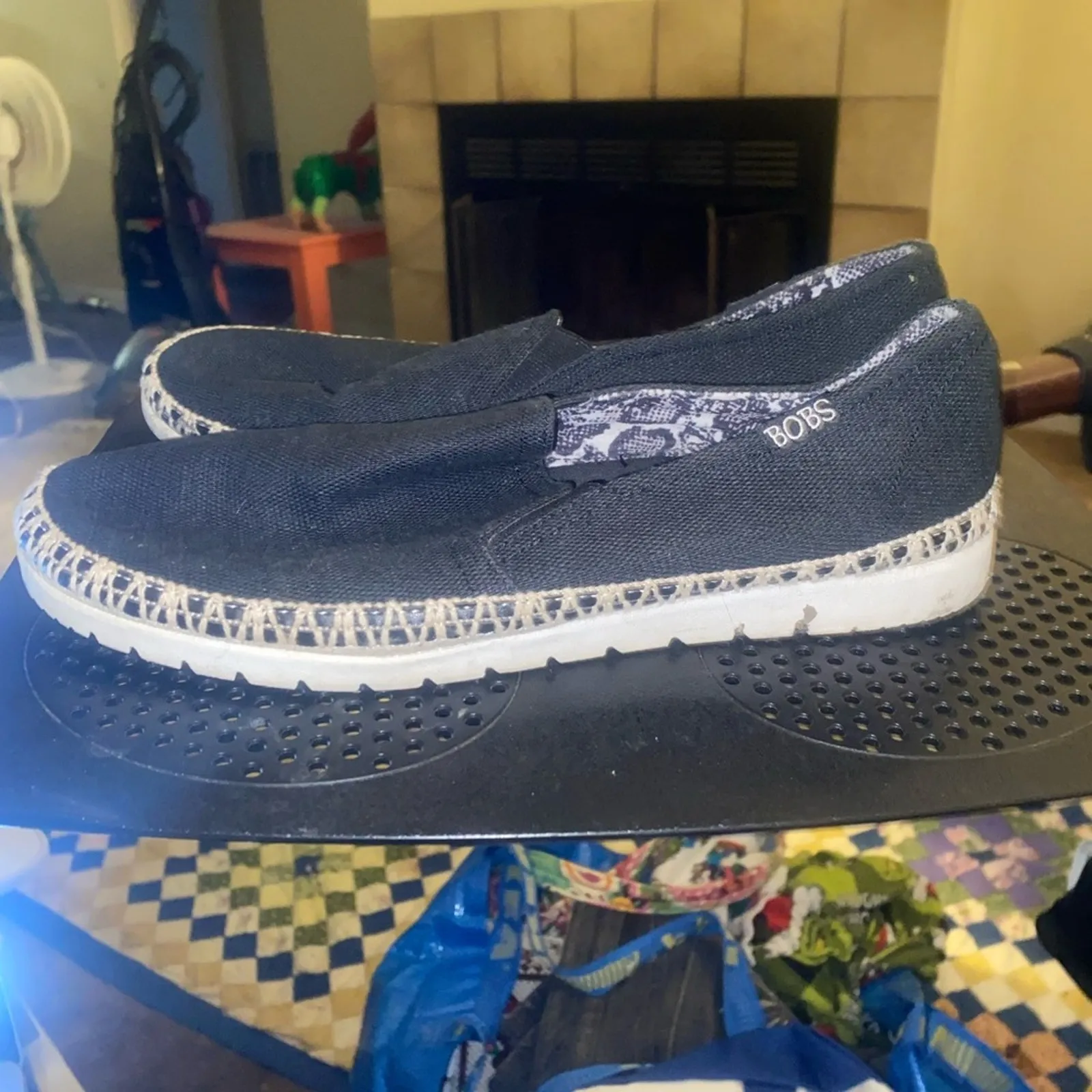 Bobs slip on shoes size 8 Black - Image 2