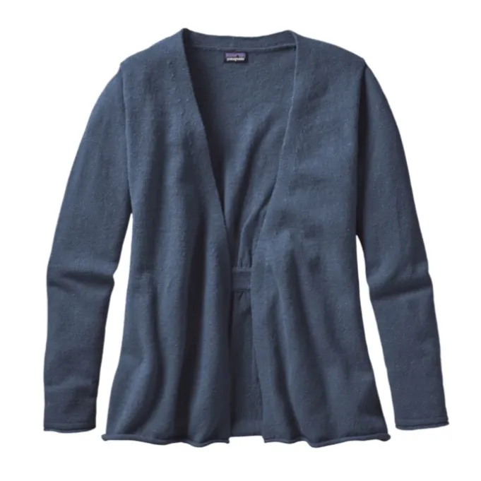 Patagonia Loislee Wrap Open Cardigan Sweater - Charcoal M - Image 2