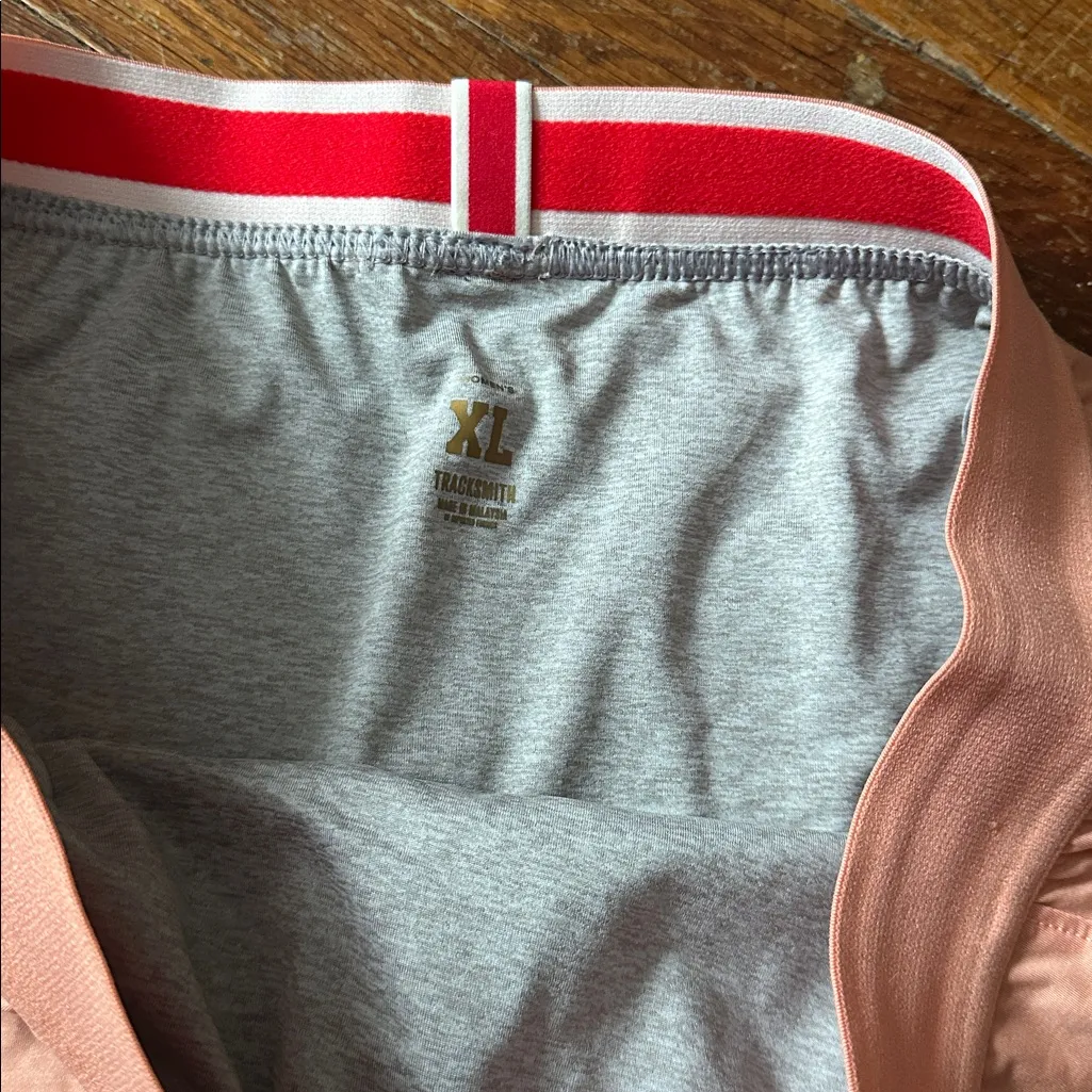 Tracksmith Peach Running Shorts, XL Pink - Image 2