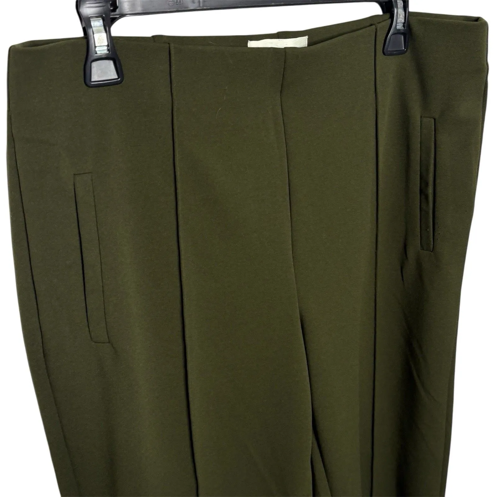 Jules & Leopold Work Career Business Dress Pants Dark Green Pockets Size large - Image 2