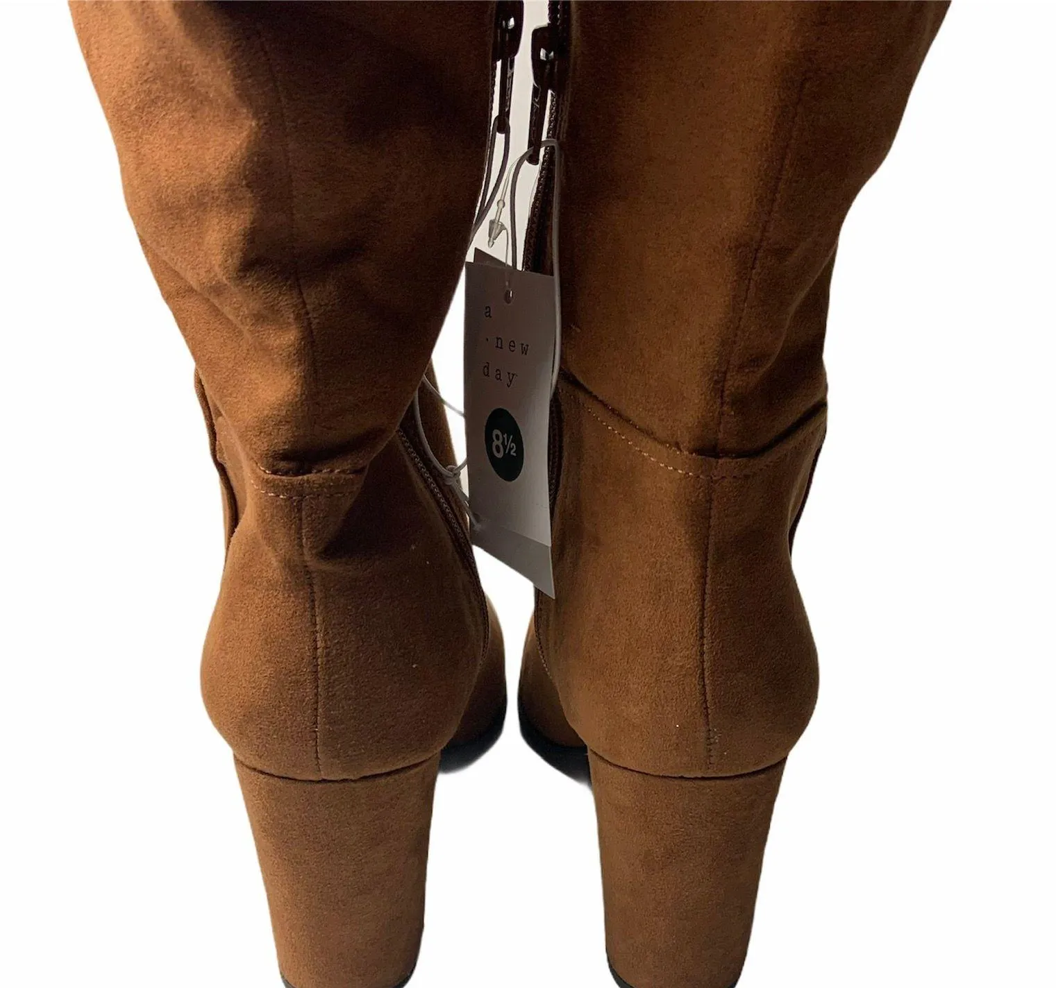 Cognac Knee High Boots 8.5 - Image 6