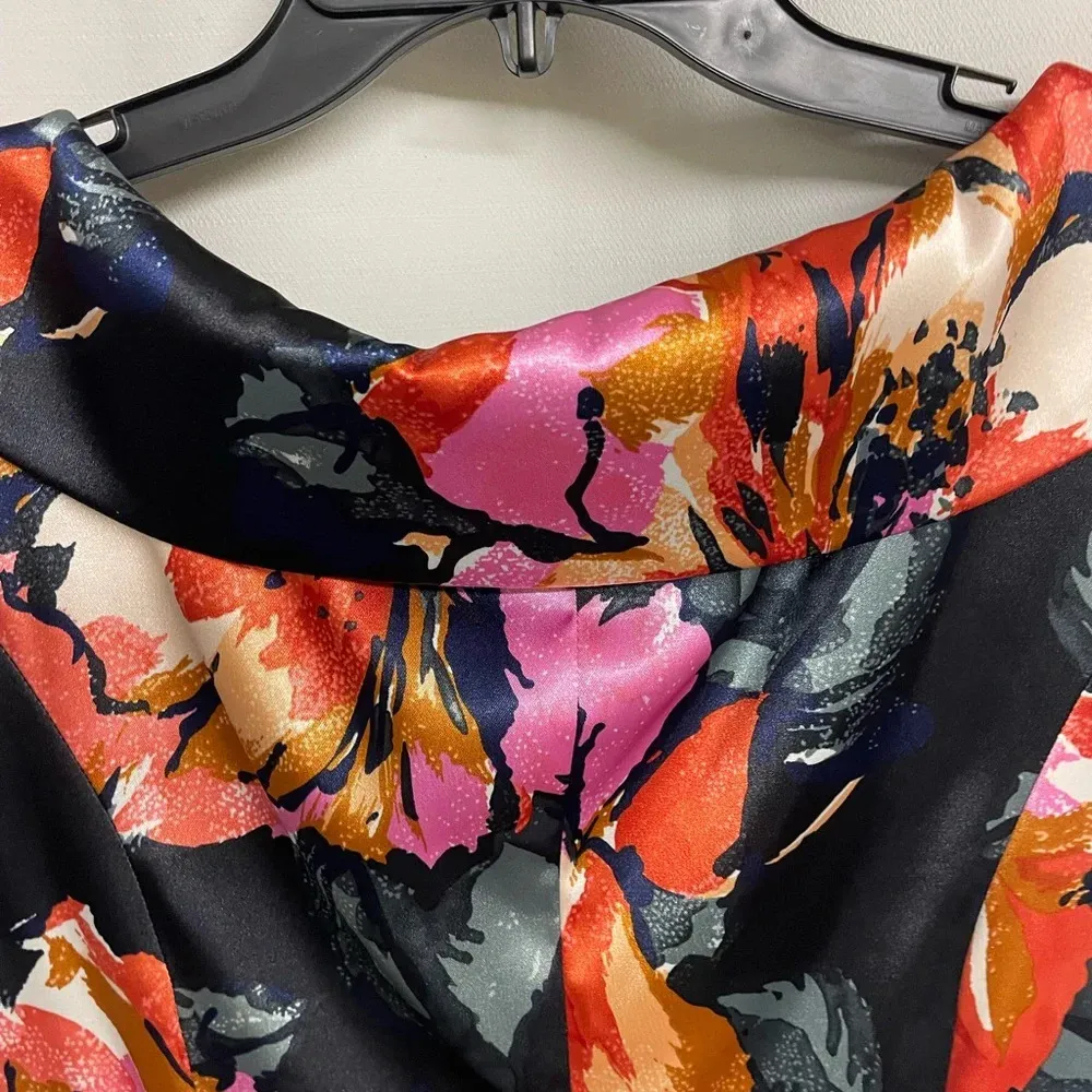 collared sheath dress size 12 red/pink/black/orange - Image 4