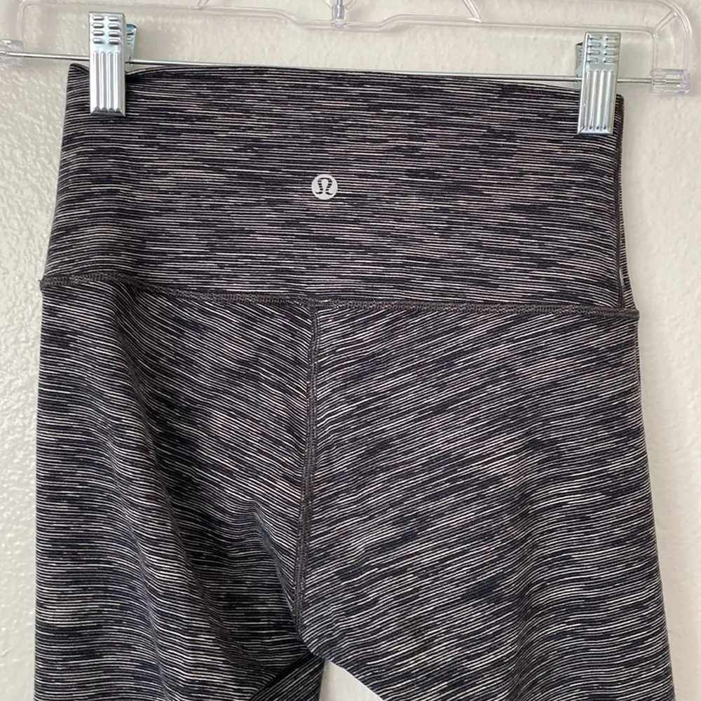 Lululemon 4 Wunder Under Hi-Rise 7/8 Tight 25" in Wee Are From Space Black Slate - Image 8
