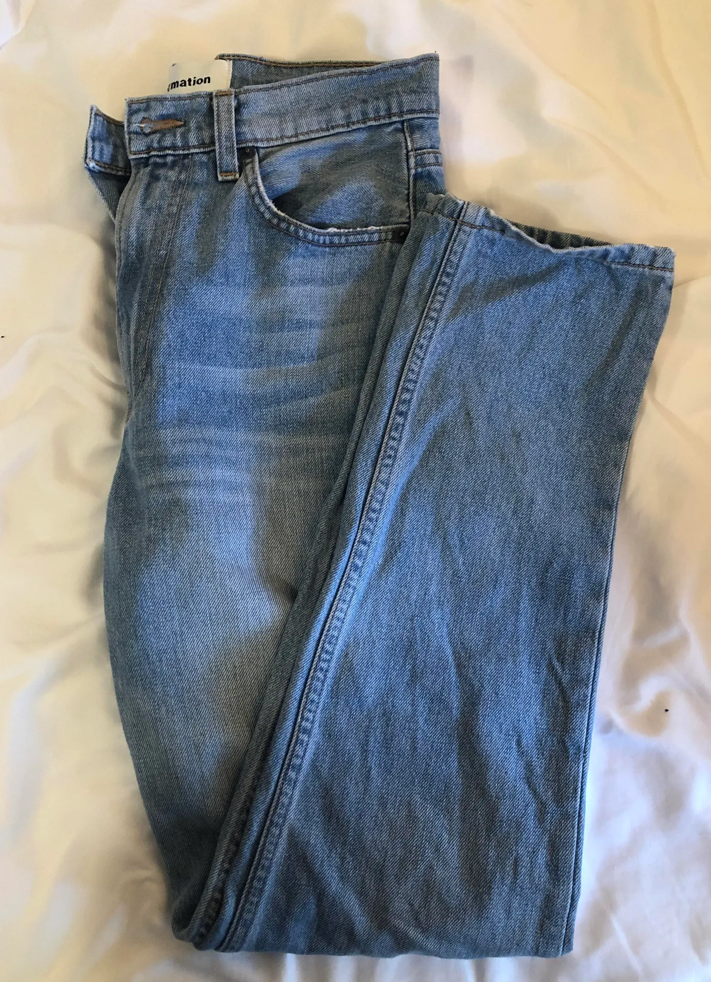 Reformation Julia High Crop Cigarette Jeans - Image 4