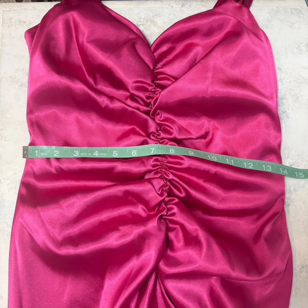 Y2K Jessica McClintock for Gunne Sax Dress Size 5/6 Pink Formal Prom Hoco - Image 6