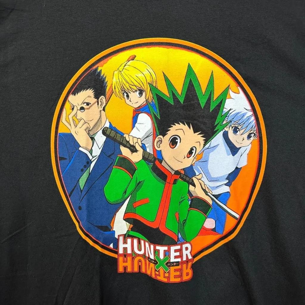 Hunter x Hunter Killua Gon Kurapika Leorio Oversized Anime Tee L  - Image 2