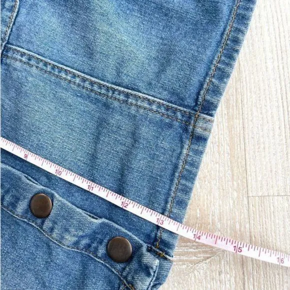 𝅺Kendall + Kylie Button Front Denim Mini Skirt | Size‎ 25 - Image 5