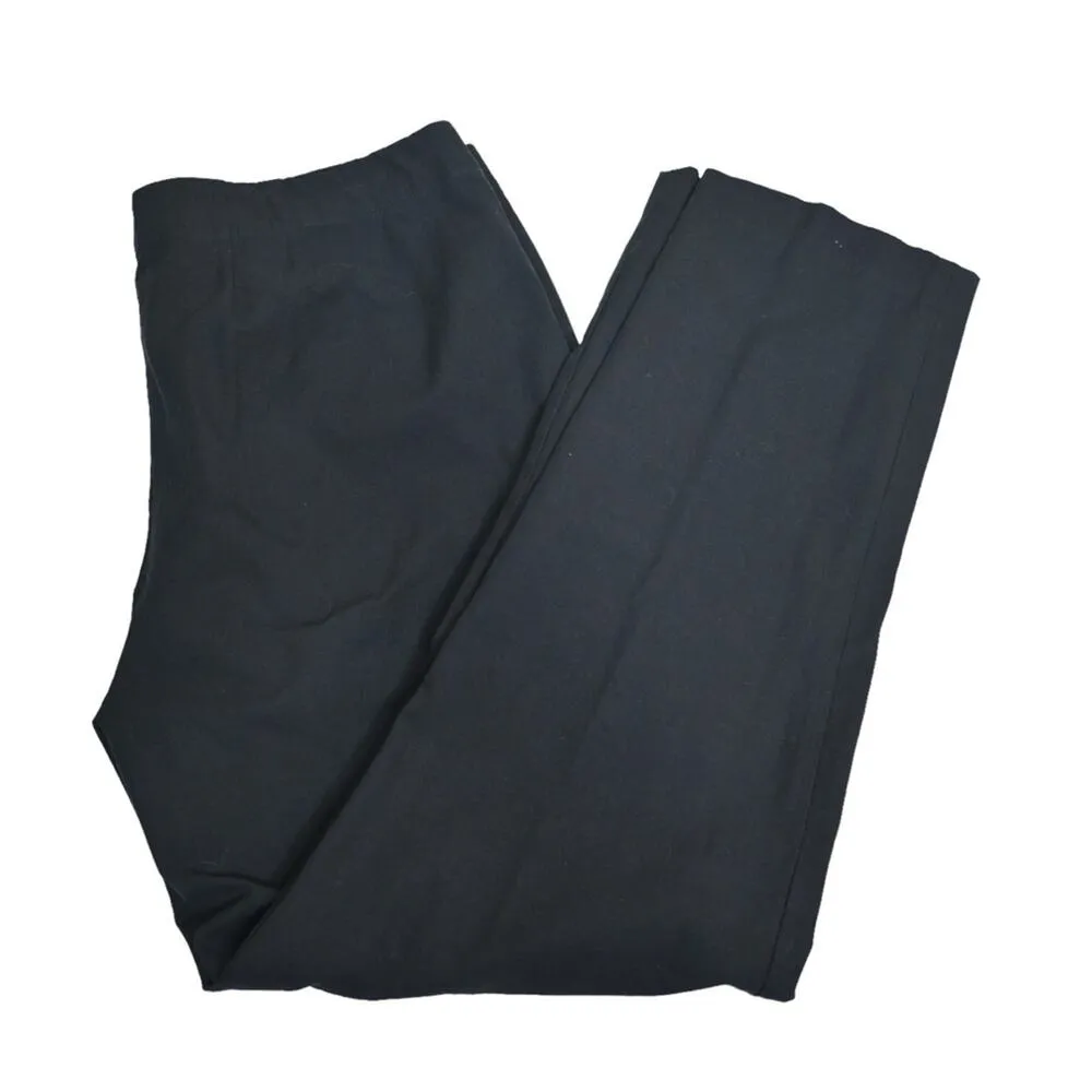 J. Jill Womens 12 Black Straight Leg Pants - Image 3