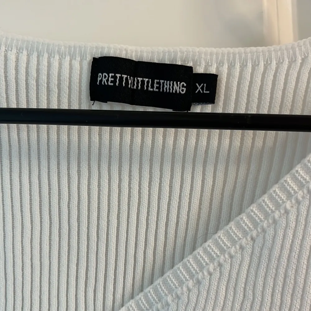 Chest cut out pretty little thing extra large white bodysuit - Image 3