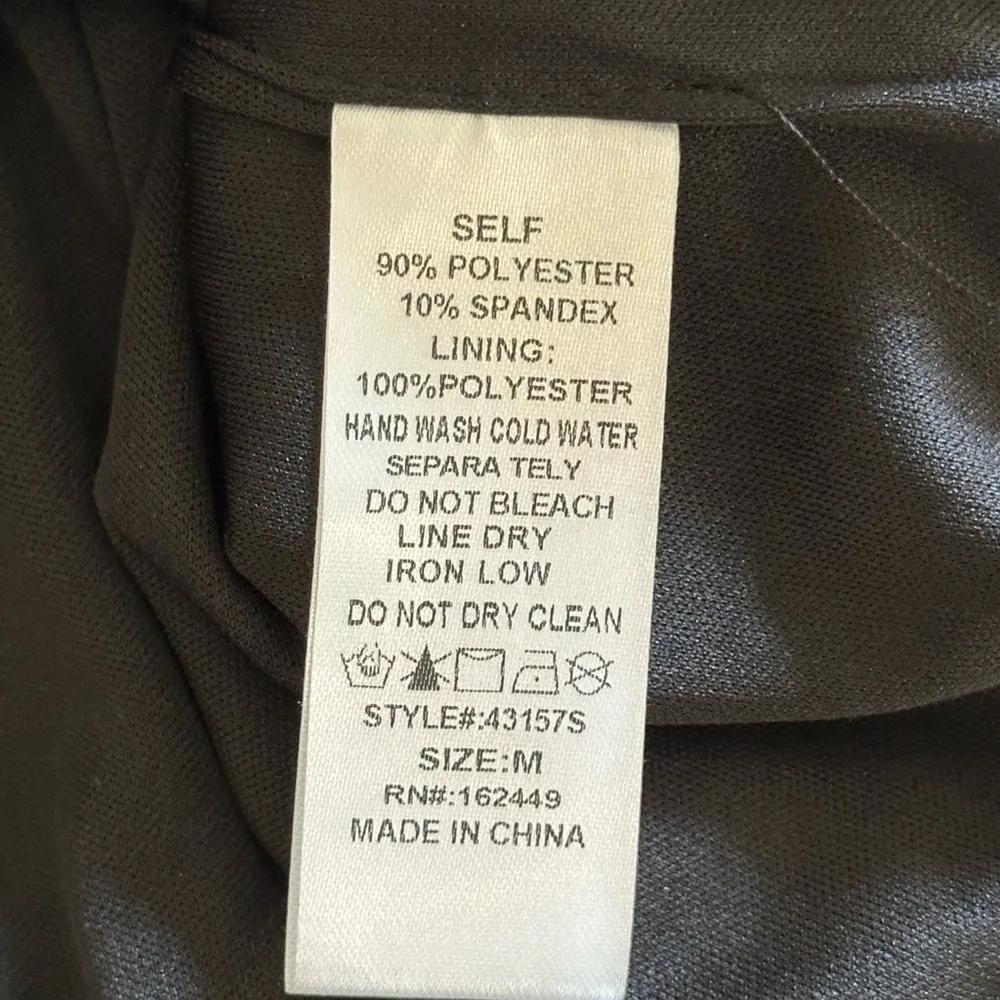 NWT Sequin Animal Print Skirt with front split - Image 6