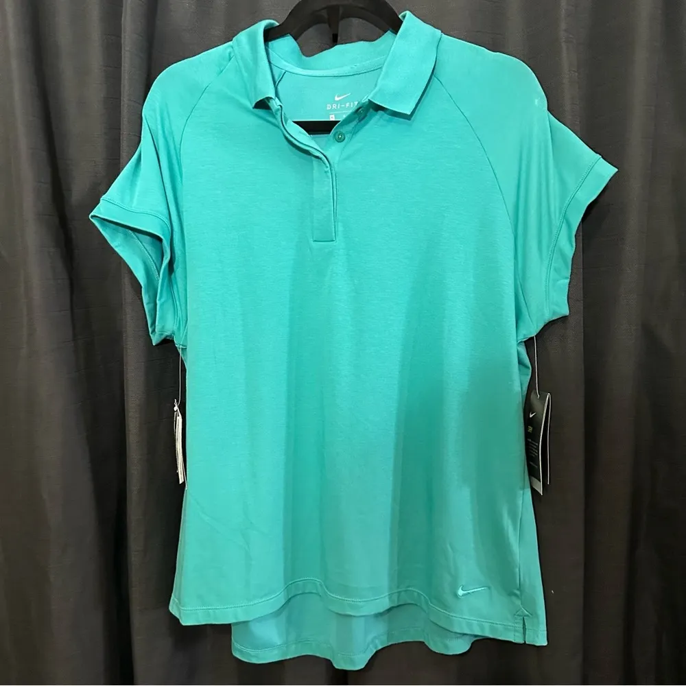Nike Dri Fit UV Cap Sleeve Golf Polo AR4262-309 Women XL Brand New - Image 5
