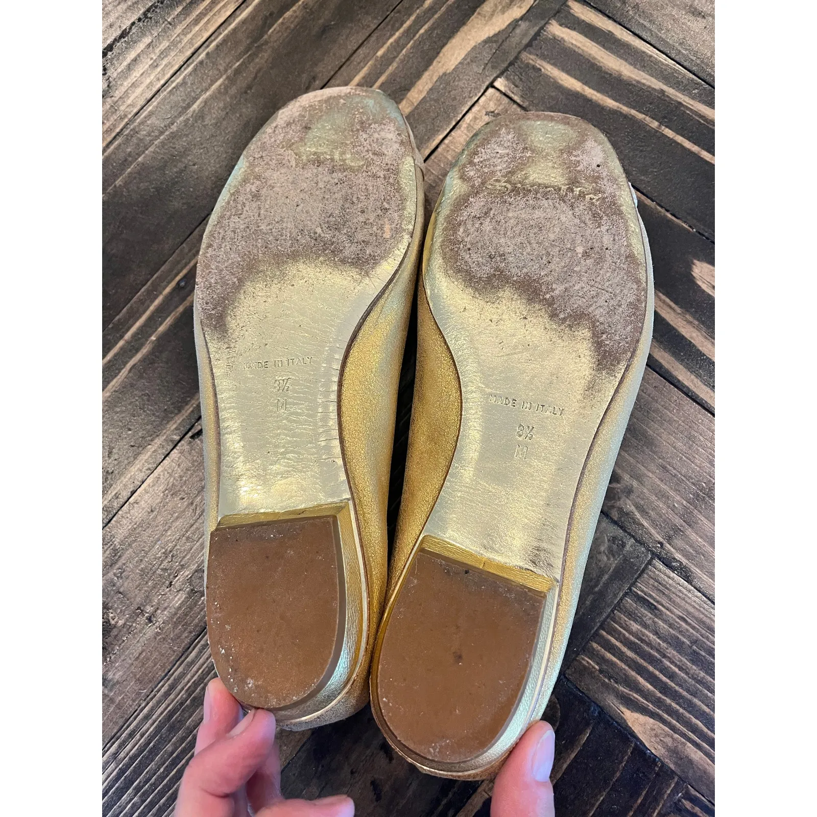 Juicy Couture Ballet Flats Shoe Womens 8.5 Double Buckle Classy Preppy Old Money - Image 7