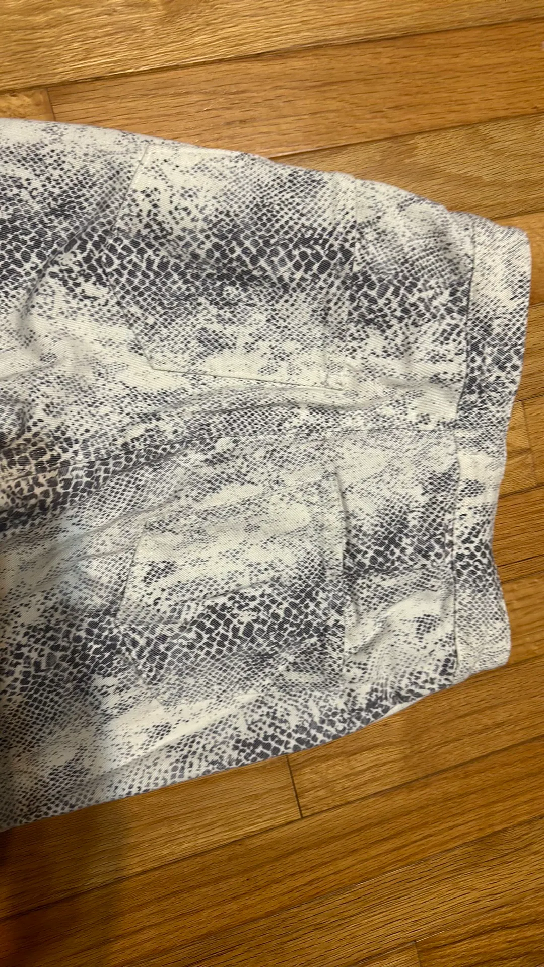 Snakeskin Flare Jeans - Image 2