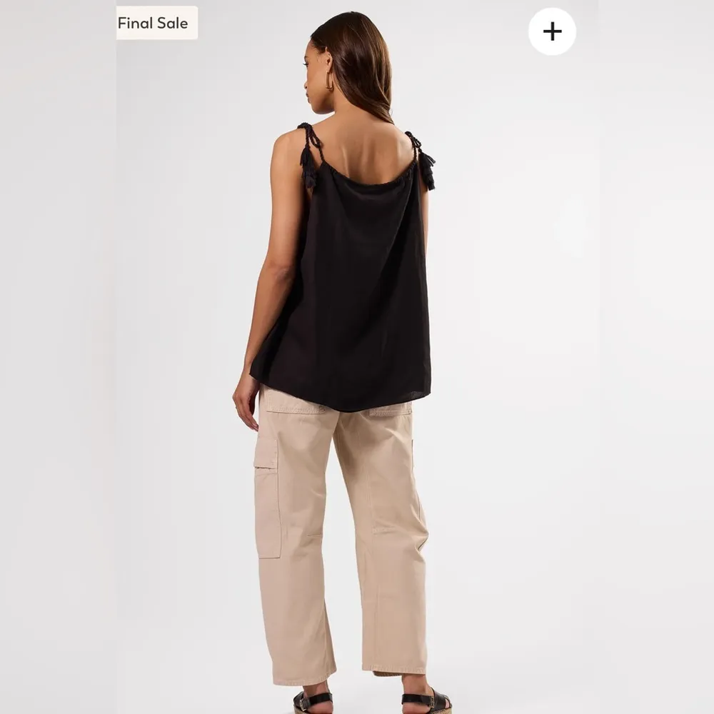 Amour Vert Black Cor Cor Sierra Tank, Medium, NWT - Image 4