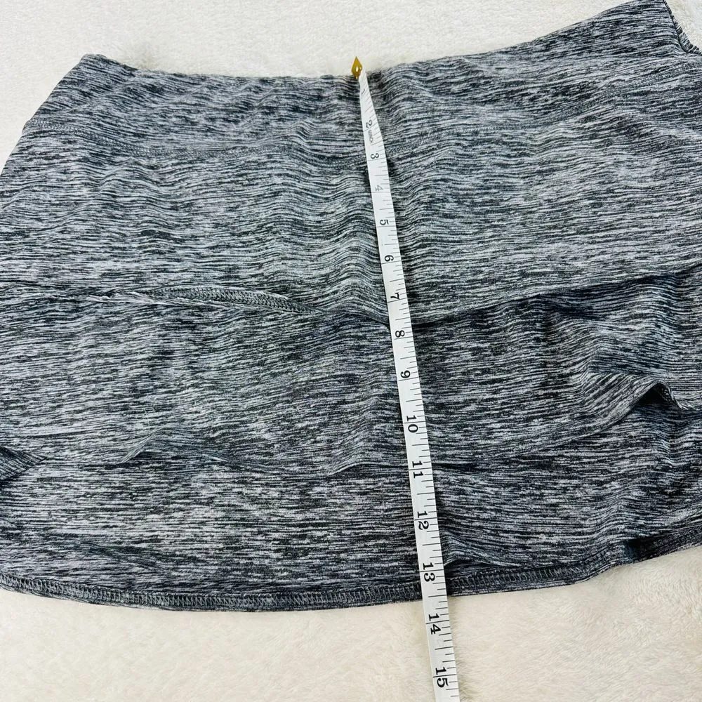 Zelos Tiered Skirt Skort Womens XL Space Gray Lined Short Casual Athletic Tennis - Image 6